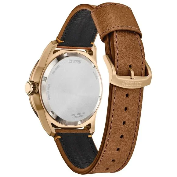 Citizen Eco Drive Avion 45mm Brown Watch